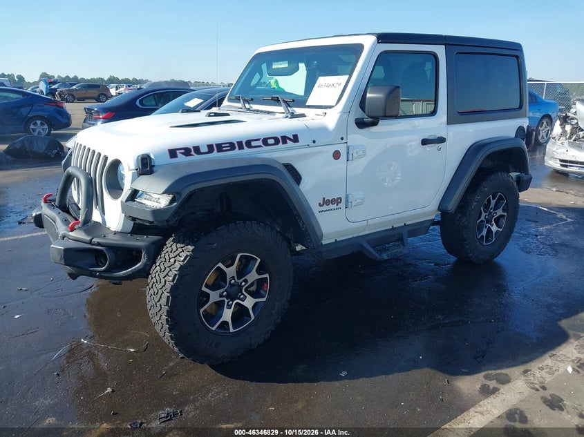 Vin: 1c4hjxcn2lw196900, lot: 46847095, jeep wrangler rubicon 4x4 20202