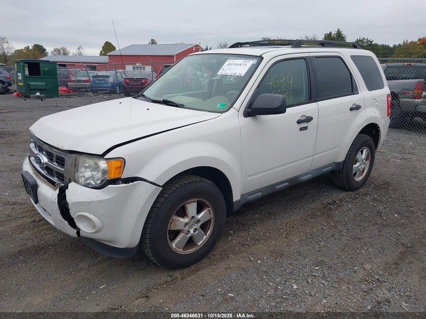 Vin: 1fmcu9dgxbkb19738, lot: 46847097, ford escape xlt 20112