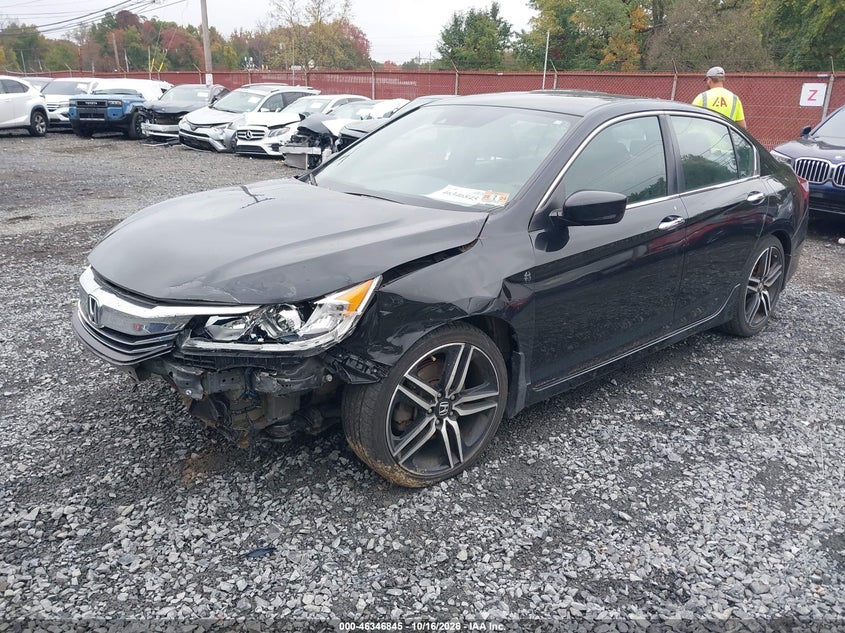 Vin: 1hgcr2f61ha240563, lot: 46847111, honda accord sport 20172