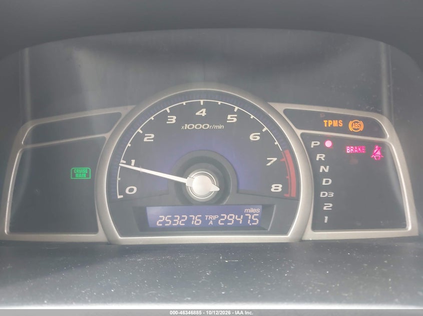 HONDA CIVIC 2011 VIN 2HGFA1F56BH524916