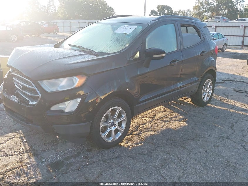 Vin: maj3p1te4jc171300, lot: 46847153, ford ecosport se 20182