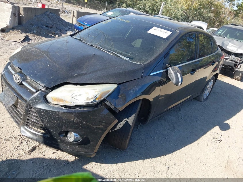 2012 Ford Focus Sel, Удар спереди, IAAI, VIN 1FAHP3H28CL375570 — фото 2