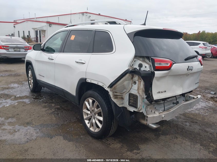 Vin: 1c4pjmdb1hw558057, lot: 46847201, jeep cherokee limited 4x4 20173