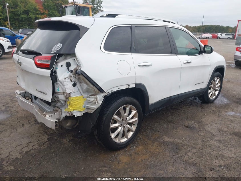 Vin: 1c4pjmdb1hw558057, lot: 46847201, jeep cherokee limited 4x4 20174