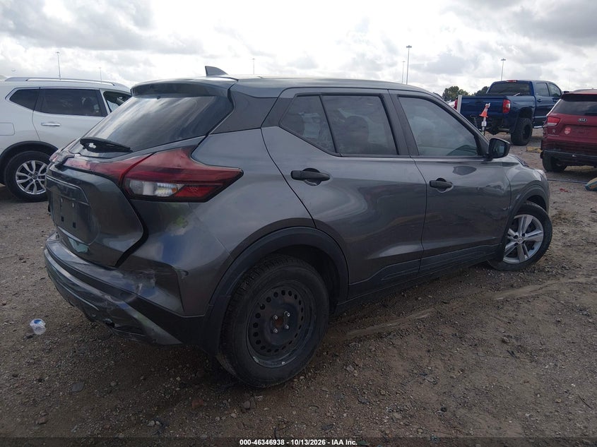 Vin: 3n1cp5bv9nl494435, lot: 46847204, nissan kicks s xtronic cvt 20224