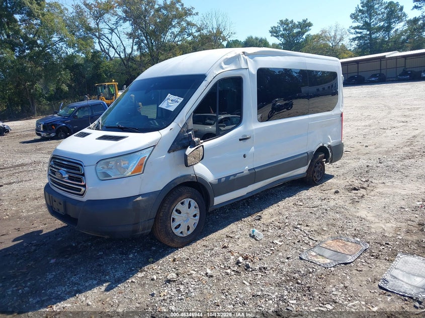 Vin: 1fdzk1cmxfka62732, lot: 46847210, ford transit-150 xlt 20152