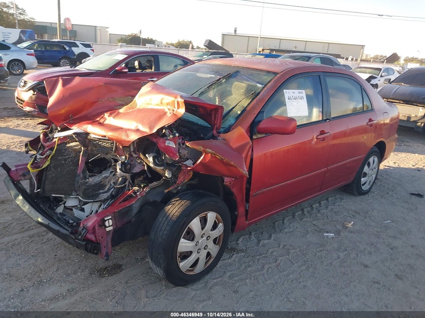 2006 Toyota Corolla Le, Front End, IAAI, VIN 2T1BR32E76C608380 — photo 2