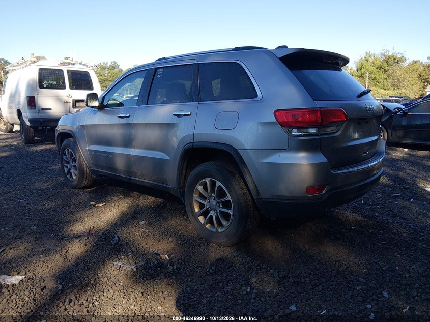Vin: 1c4rjfbg3fc166263, lot: 46847256, jeep grand cherokee limited 20153