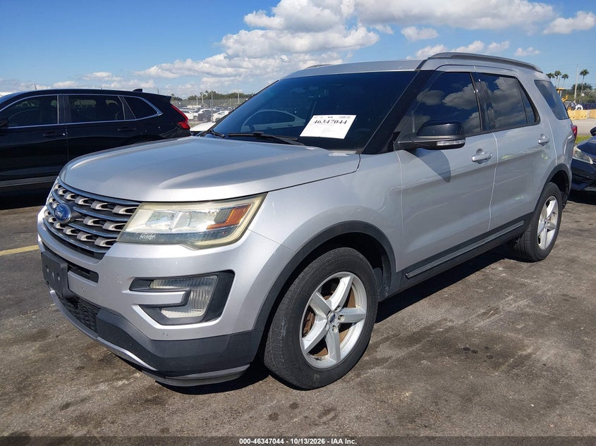 2016 Ford Explorer Xlt, Затопление, IAAI, VIN 1FM5K8D88GGB08748 — фото 2