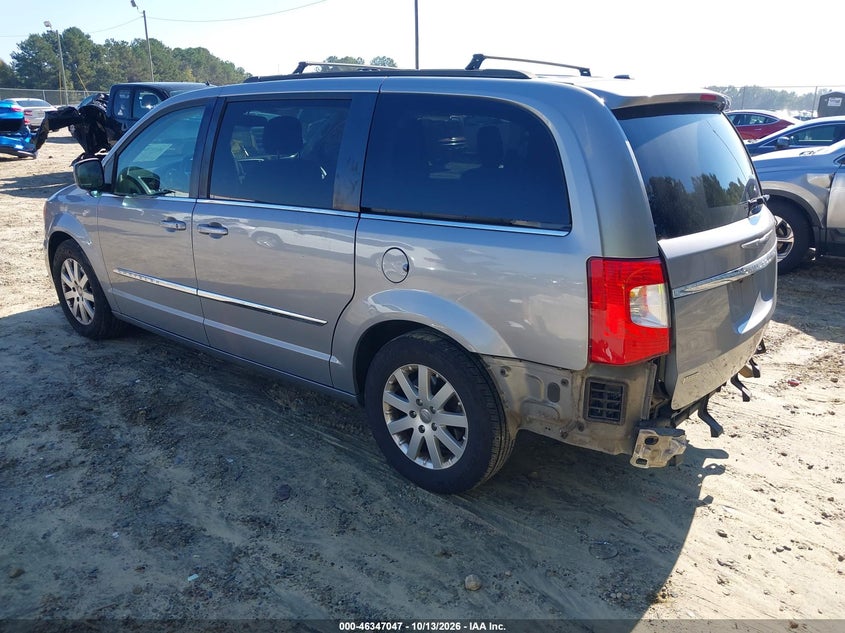 Vin: 2c4rc1bg2dr775281, lot: 46847312, chrysler town & country touring 20133