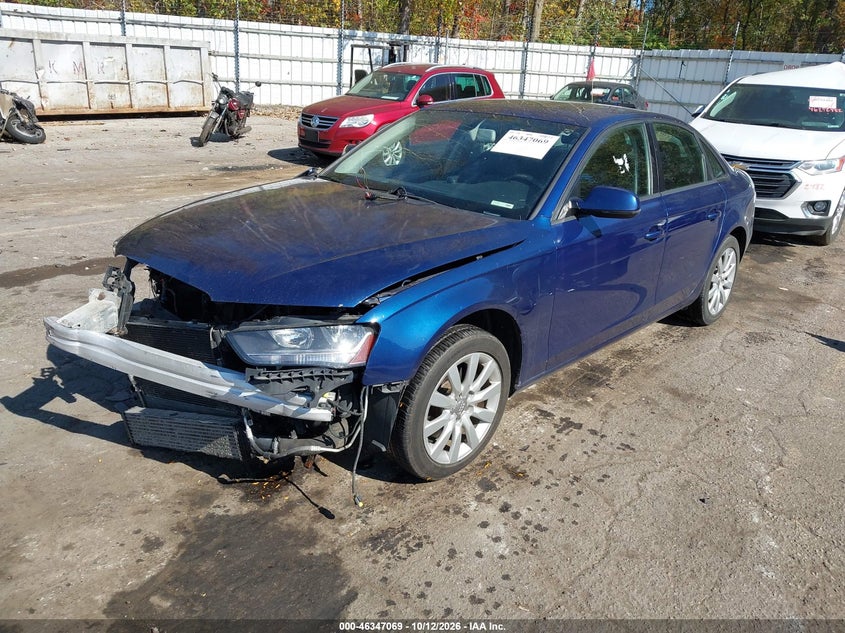 Vin: waubfafl3dn044160, lot: 46847335, audi a4 2.0t premium 20132