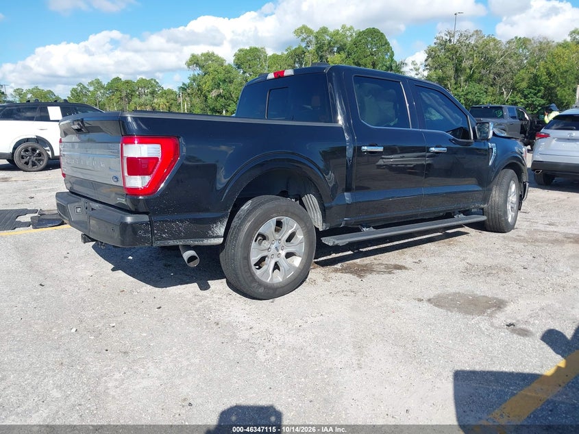 Vin: 1ftfw1c86mfc69591, lot: 46847380, ford f-150 platinum 20214