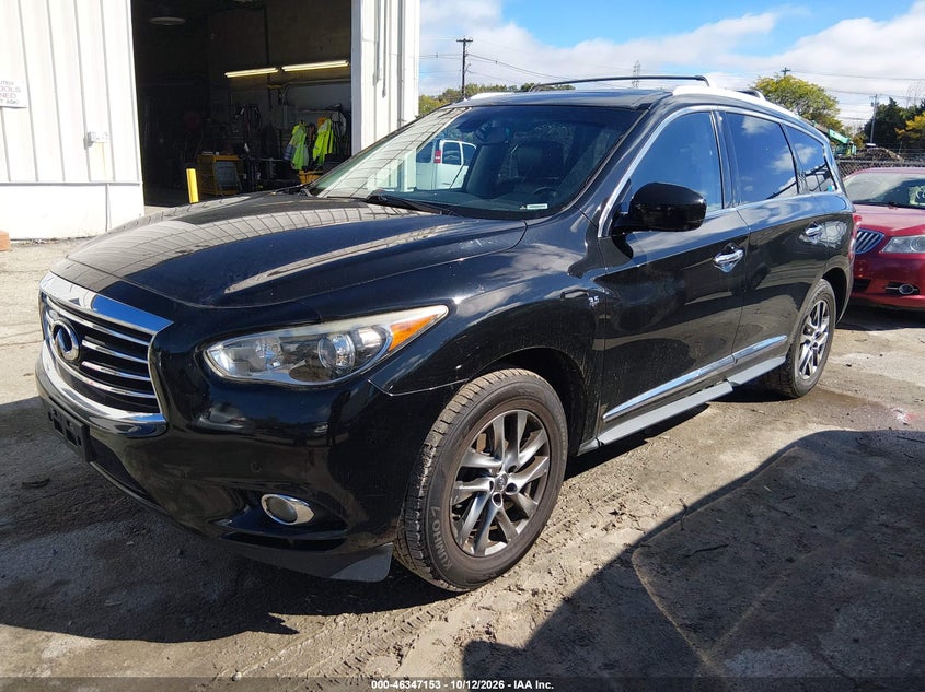 Vin: 5n1al0mm7ec540469, lot: 46847419, infiniti qx60 20142