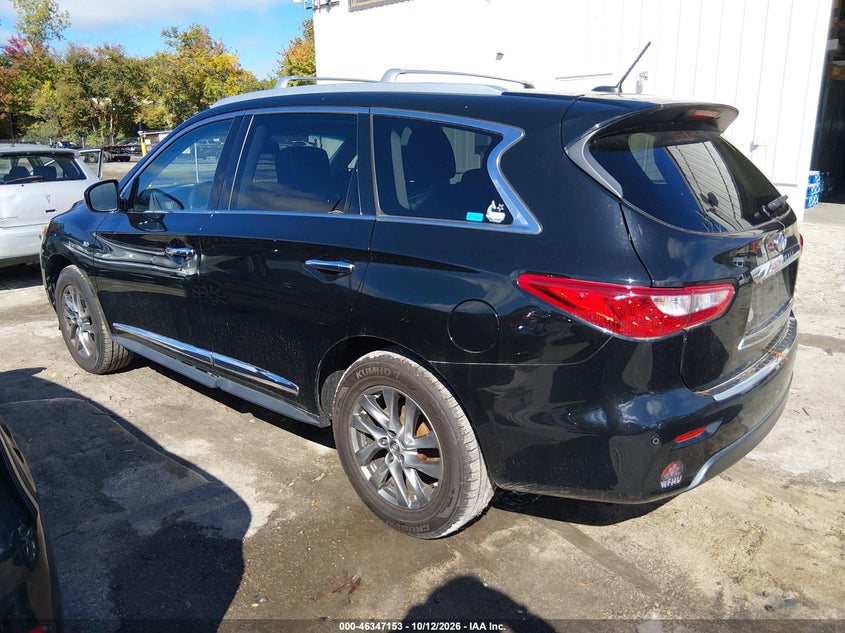 Vin: 5n1al0mm7ec540469, lot: 46847419, infiniti qx60 20143