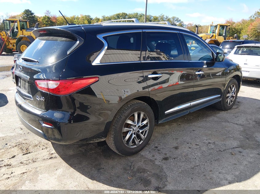Vin: 5n1al0mm7ec540469, lot: 46847419, infiniti qx60 20144