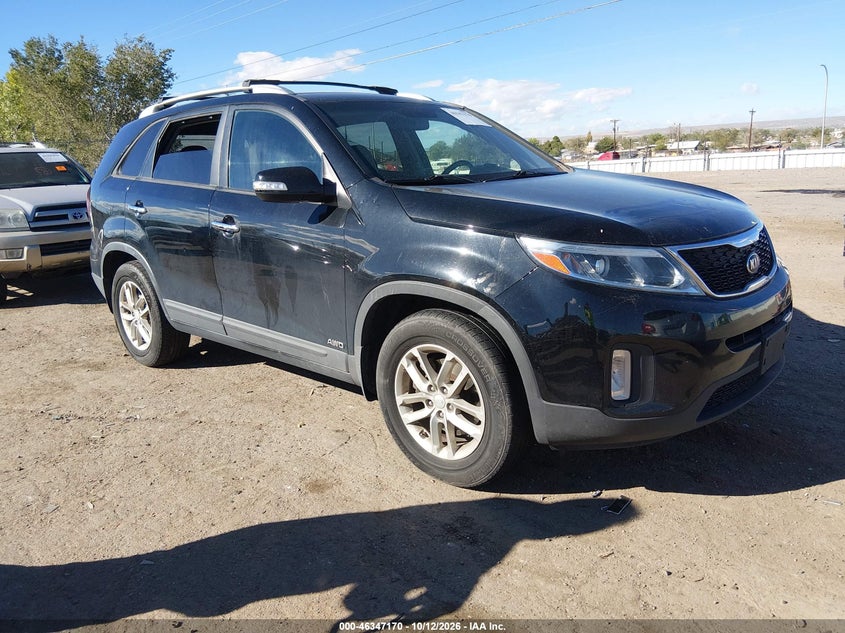 Vin: 5xyktda76eg539226, lot: 46847436, kia sorento lx v6 2014 img_1