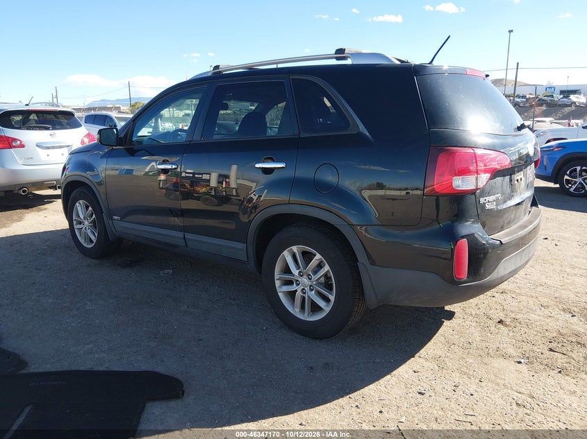 Vin: 5xyktda76eg539226, lot: 46847436, kia sorento lx v6 20143
