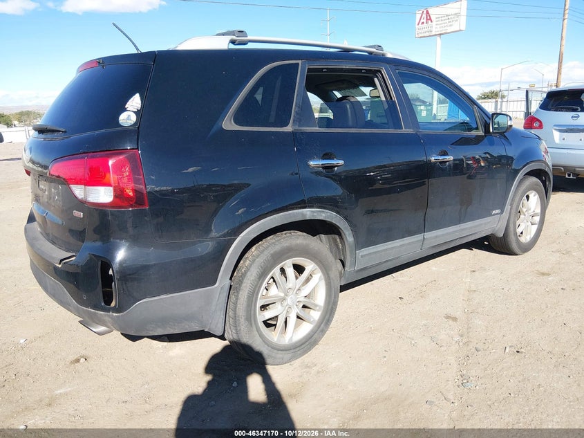 Vin: 5xyktda76eg539226, lot: 46847436, kia sorento lx v6 20144