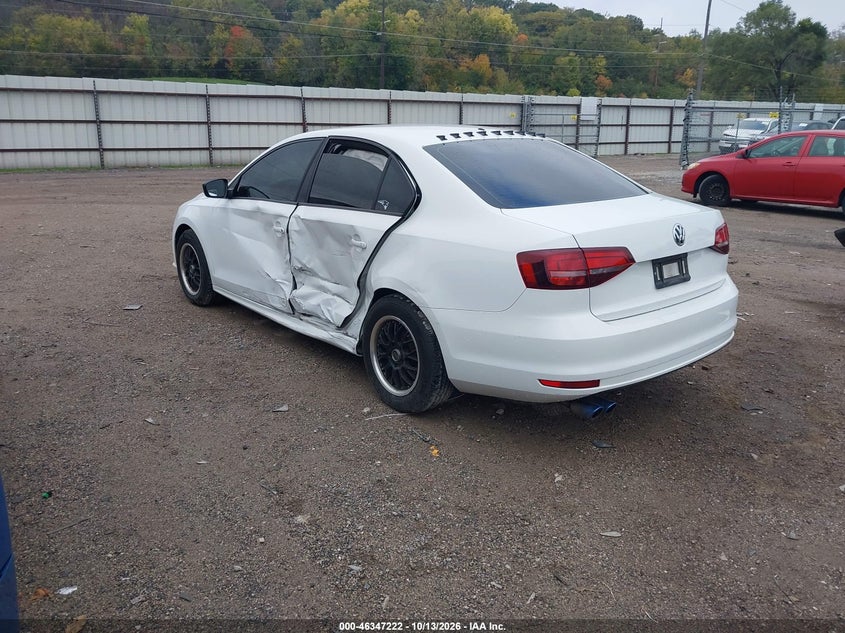 Vin: 3vw267aj1gm403528, lot: 46847488, volkswagen jetta 1.4t s 20163