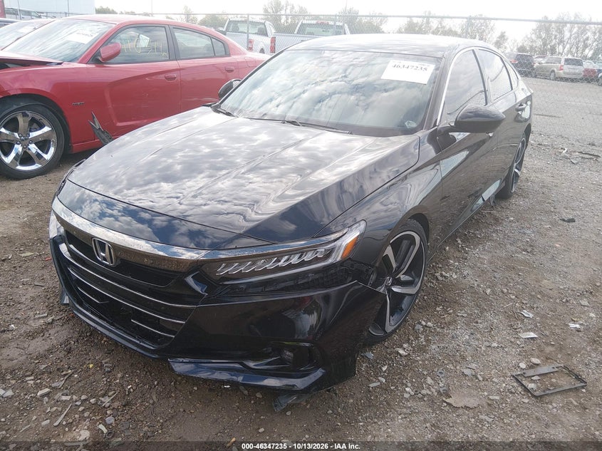 Vin: 1hgcv1f38na001664, lot: 46847501, honda accord sport 20222