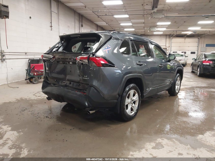Vin: jtmlwrfv5ld047041, lot: 46847508, toyota rav4 hybrid le 20204