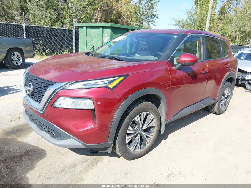 Vin: 5n1bt3ba1pc766945, lot: 46847544, nissan rogue sv fwd 20232