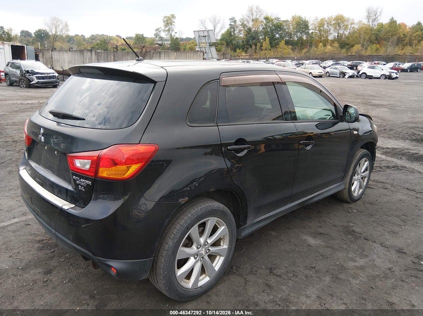 Vin: 4a4ar3aw9fe025322, lot: 46847558, mitsubishi outlander sport es 20154