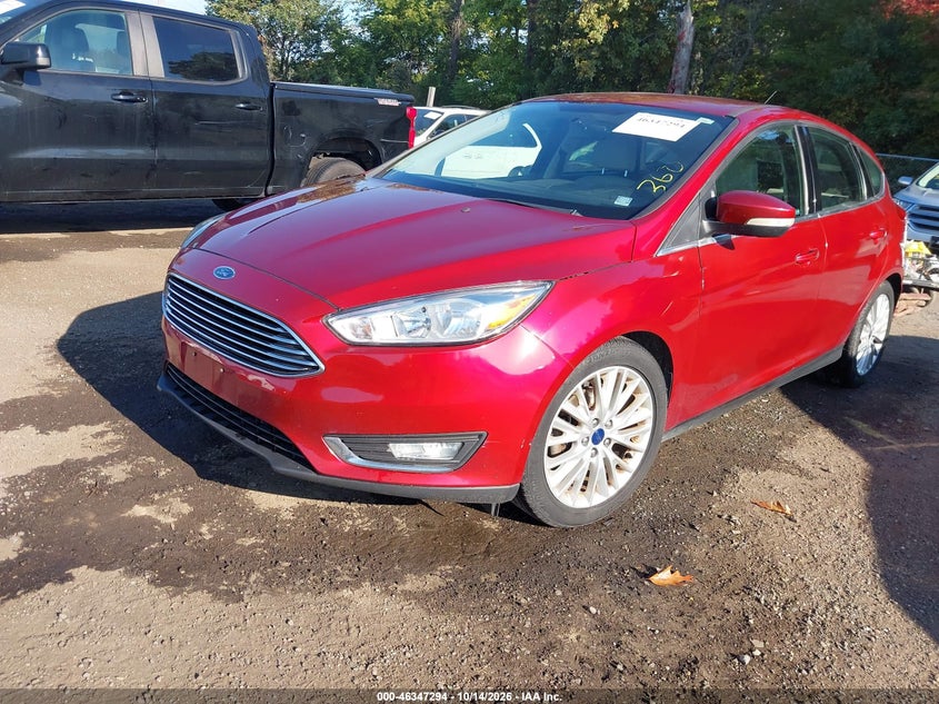 Vin: 1fadp3n20gl330504, lot: 46847560, ford focus titanium 20162
