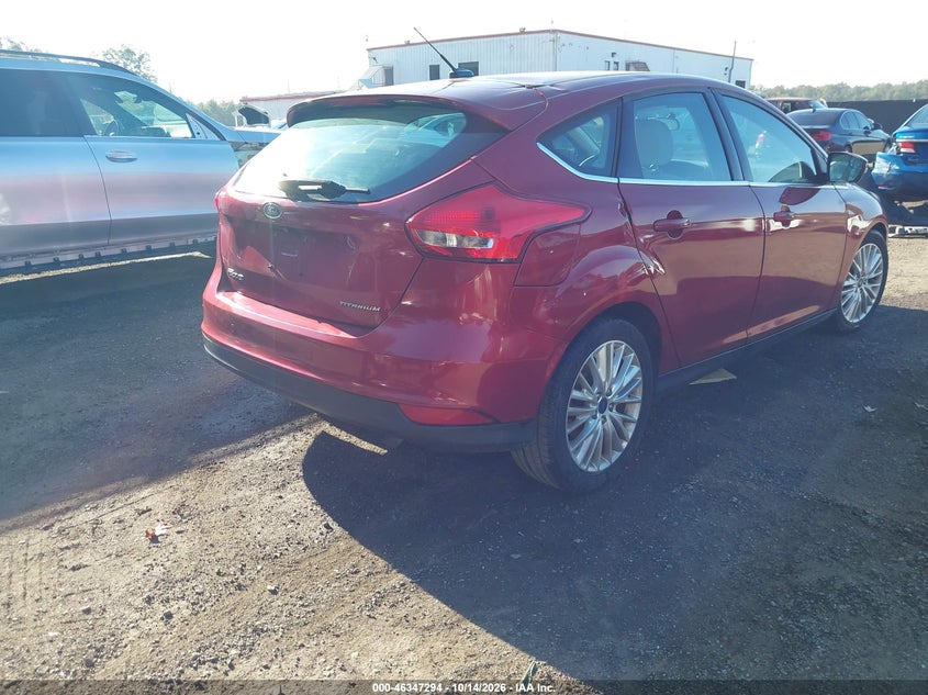 Vin: 1fadp3n20gl330504, lot: 46847560, ford focus titanium 20164