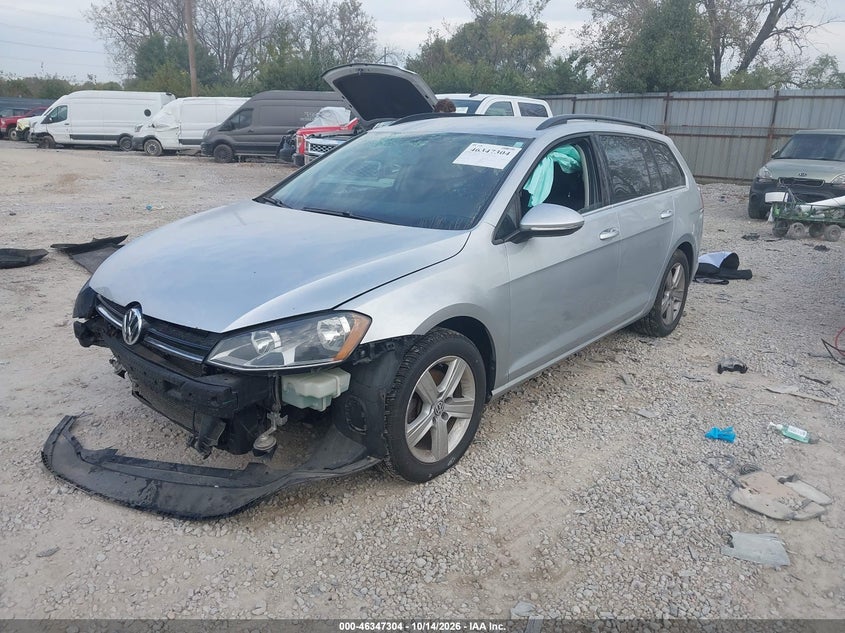 Vin: 3vwca7au7fm514547, lot: 46847570, volkswagen golf sportwagen tdi s 4-door 20152