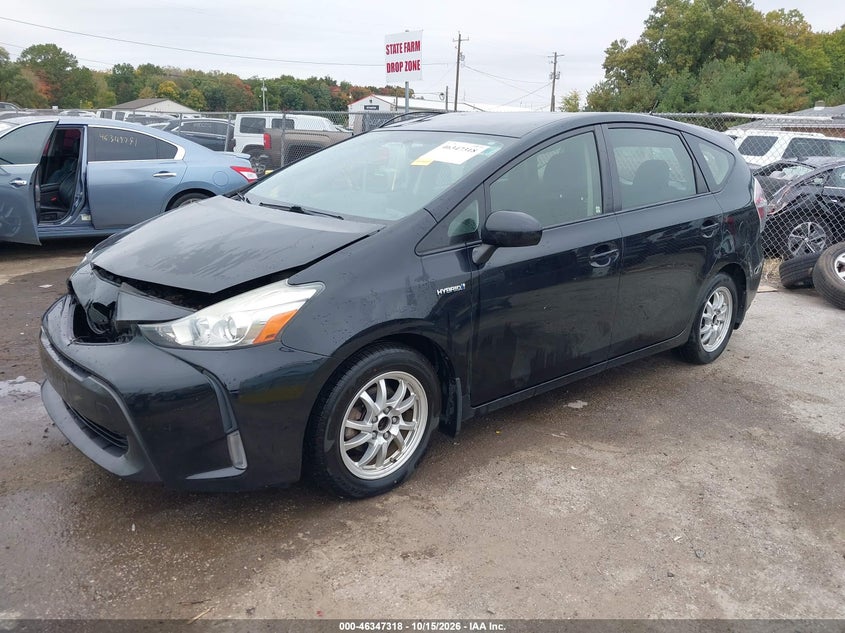 Vin: jtdzn3eu7gj043177, lot: 46847584, toyota prius v three 20162