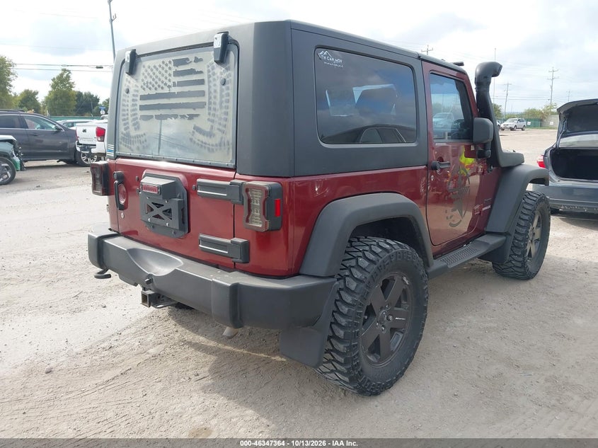 JEEP WRANGLER 2010 VIN 1J4AA2D10AL216750