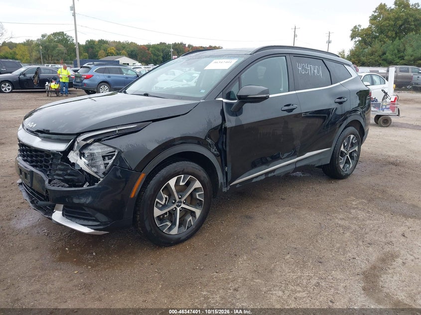 2025 Kia Sportage Hybrid Ex, Front End, IAAI, VIN KNDPVCDG8S7259502 — photo 2