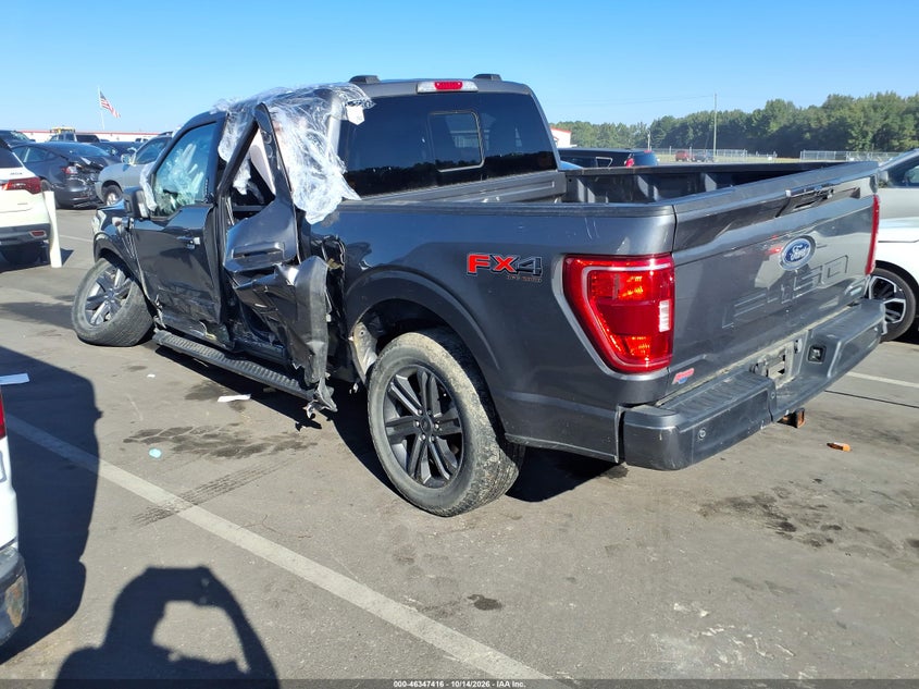 Vin: 1ftfw1e82pkf54698, lot: 46847682, ford f-150 xlt 20233