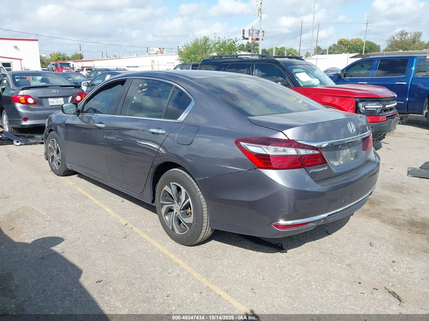 Vin: 1hgcr2f35ga152877, lot: 46847700, honda accord lx 20163