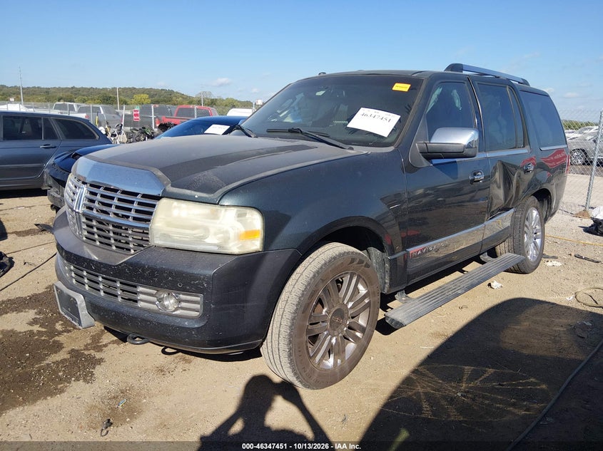 2009 Lincoln Navigator, Левый бок, IAAI, VIN 5LMFU27549LJ01722 — фото 2