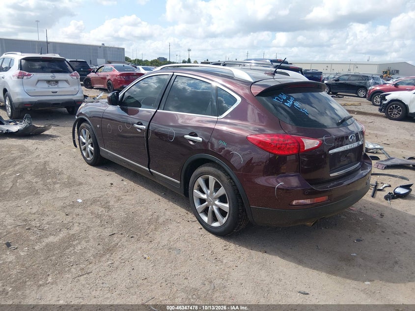 Vin: jn1bj0hp8em210095, lot: 46847744, infiniti qx50 journey 20143