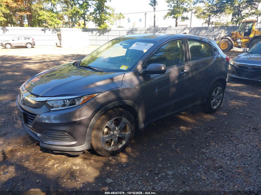 2019 Honda Hr-V Lx, Rear, IAAI, VIN 3CZRU6H30KG718833 — photo 2