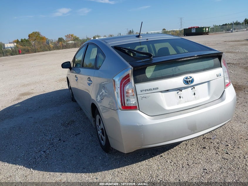 Vin: jtdkn3duxc1503266, lot: 46847755, toyota prius four 20123