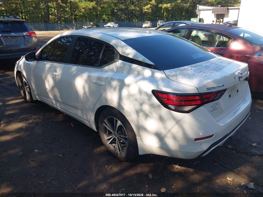 Vin: 3n1ab8cv7ny286093, lot: 46847783, nissan sentra sv xtronic cvt 20223