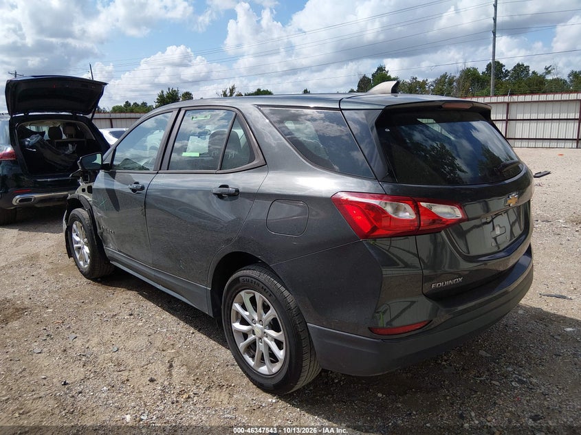 Vin: 2gnaxhev2l6181947, lot: 46847809, chevrolet equinox fwd ls 20203