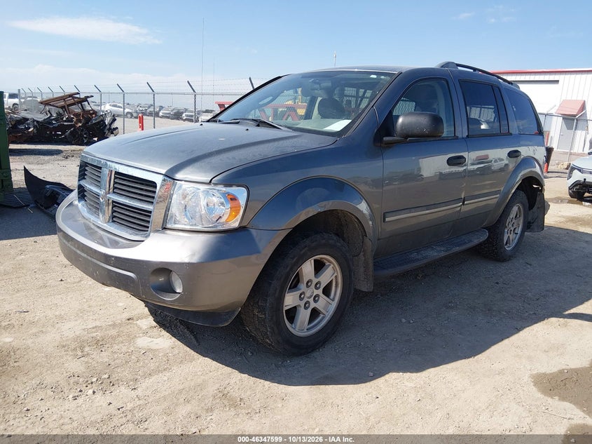 2008 Dodge Durango Slt, Удар сзади, IAAI, VIN 1D8HB48N98F149635 — фото 2