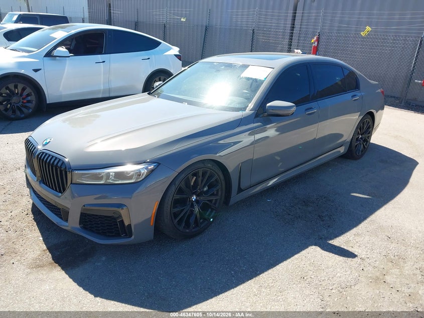 Vin: wba7t2c0xncj49547, lot: 46847871, bmw 740 i 20222