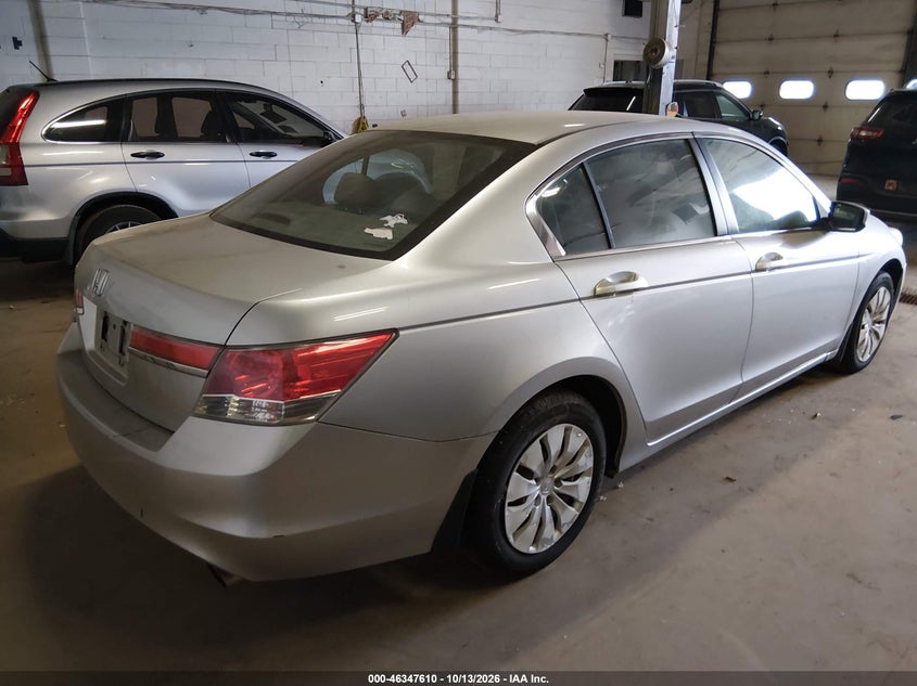 Vin: 1hgcp2f35ca013901, lot: 46847875, honda accord 2.4 lx 20124