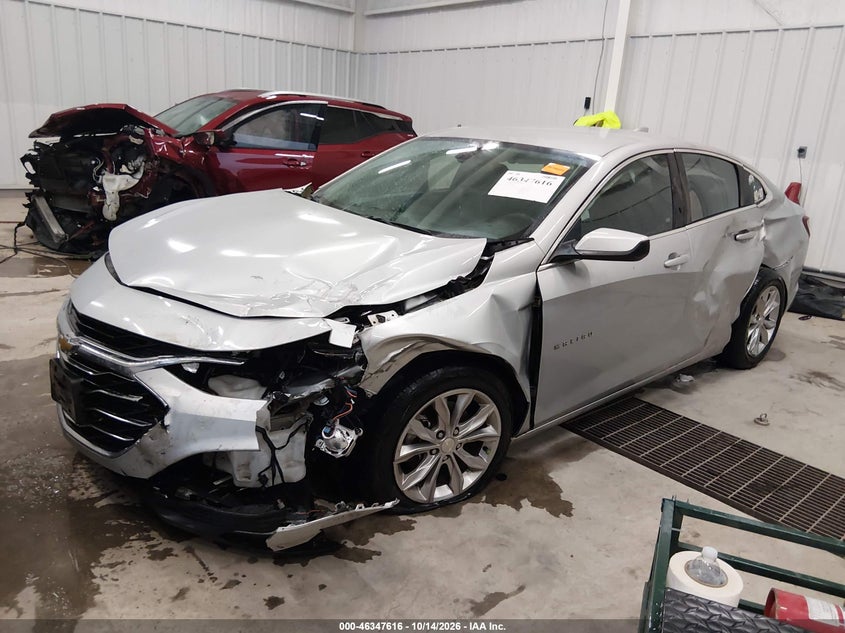 2020 Chevrolet Malibu Fwd Lt, Левый бок, IAAI, VIN 1G1ZD5ST3LF124208 — фото 2