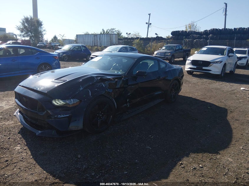 Vin: 1fa6p8cf6j5125728, lot: 46847944, ford mustang gt premium 20182