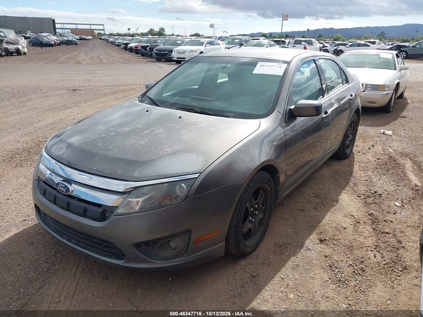 Vin: 3fahp0hg8ar423593, lot: 46847982, ford fusion se 20102