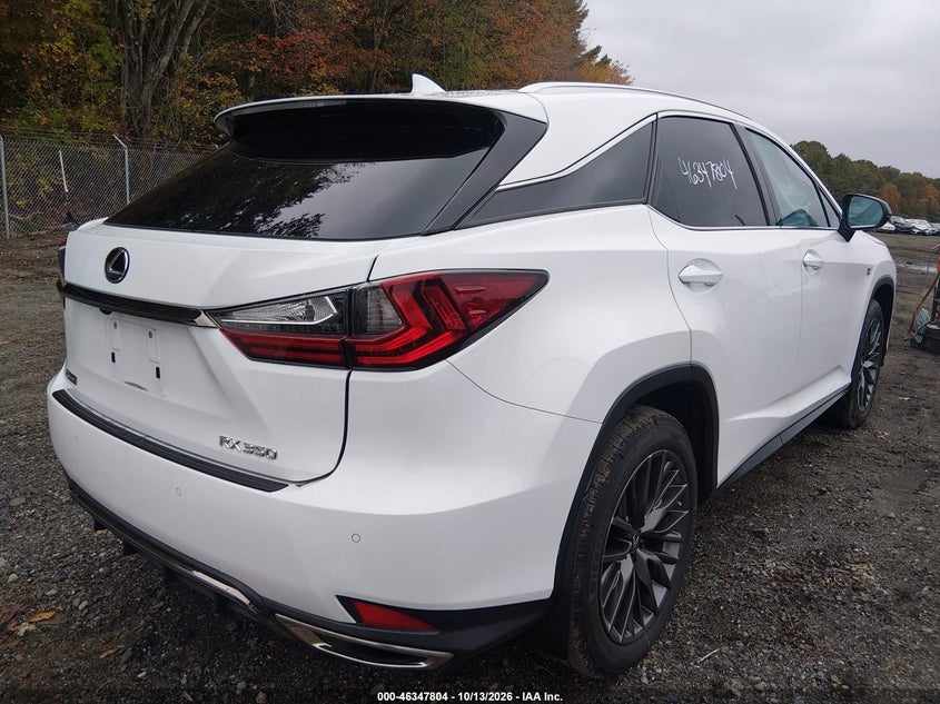 Vin: 2t2szmda8mc285224, lot: 46848070, lexus rx 350 f sport appearance 20214