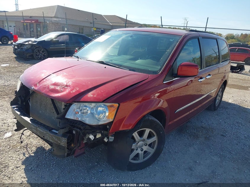 Vin: 2a4rr5dg1br714160, lot: 46848083, chrysler town & country touring 20112
