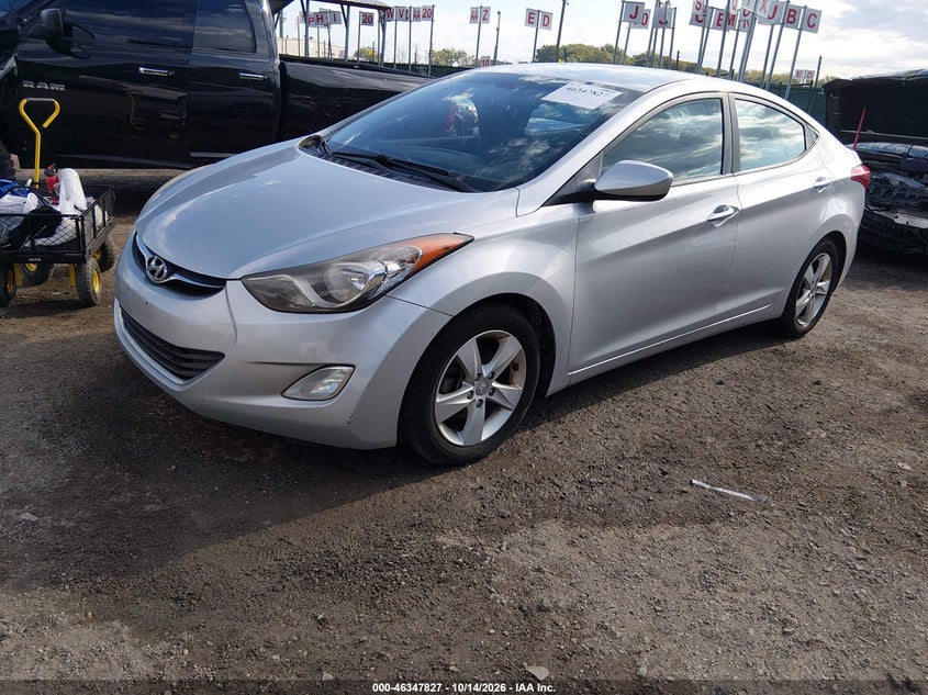 2013 Hyundai Elantra Gls, Left Side, IAAI, VIN 5NPDH4AE7DH315866 — photo 2